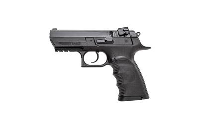 Baby Desert Eagle III, Semi-automatic, Sub Compact, 9MM, 3.85" Barrel, Polymer Frame, Black Finish, Black Grips, White 3 Dot Sights, 16Rd, 2 Mags BE99153RSL
