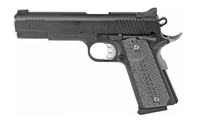 1911G, Semi-automatic, Full Size, 10MM, 5" Barrel, Steel Frame, Black Finish, G10 Grips, Fixed Sights, 8Rd, 2 Magazines DE1911G10