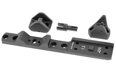 Optics Rail, Mount for Aimpoint Micro T1, Built-in Ghost Ring Sight, Aluminum, Black Anodized Finish, Fits Marlin 1894 MI-1894-GRT1
