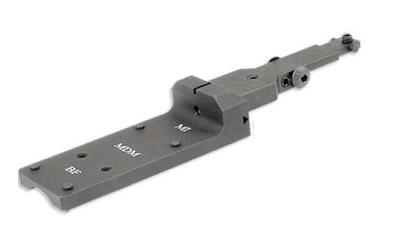 Burris Fast Fire AK Mini Dot Mount System, Fits AK47/74 Rifles with Standard Rear Iron Sight, Provides a lower 1/3 co-witness, Melonite Coated Steel and Anodized Aluminum Construction, Lifetime Warranty, Built-in Rear Iron Sight, Black MI-AKMDM-BF