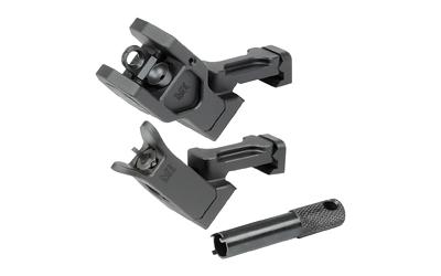 45 Degree Offset Sight Set, Ambidextrous, Black Anodized Finish, Includes A2 Front Sight Tool MI-CRS-FOSS-A2