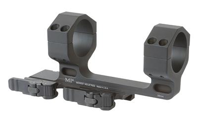 Scope Mount, 35mm, Quick Detach Mount, 1.93" Height With 1.5" Offset, Fits Picatinny, Anodized Finish, Black MI-QD35SMH