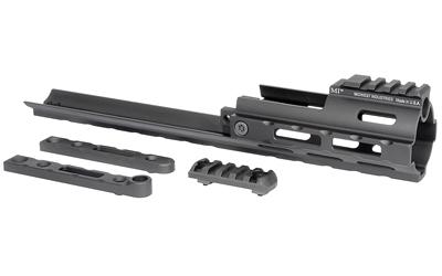 Handguard, MLOK, Aluminum, Black Anodized Finish, Fits FN SCAR, Includes 5-Slot Rail Section MI-S1617SM
