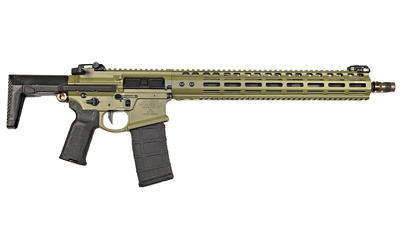 Gen 4 N4, Semi-automatic, AR, 556NATO, Noveske Bazooka Green Finish, Q Stock Assembly, 16" Cold Hammer Forged Barrel, 1:7 Twist, Q Cherry Bomb Muzzle Brake And Bolt Carrier Group, Geissele SD-E Trigger, Super Badass Charging Handle, NHR 15" MLOK Rail, Ma