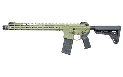 Infidel, Gen 4, Semi-automatic Rifle, 223 Rem/556NATO, 13.7" Barrel (16" OAL with Pinned Brake), KX3 Muzzle Device, Magpul MOE SL Stock, 30Rd, NSR-15 (M-Lok) Handguard, Green 02000979