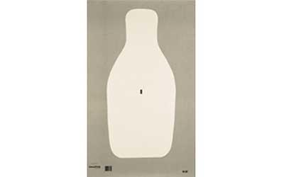 FBI Q Target, 20"X32", Practice Target, 100 Pack 45750