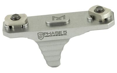 Mini Hand Stop, Compatible with M-LOK Rail Systems, Grey Finish MHS-MLOK-GREY