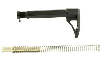Rifle Mini Stock Assembly, Black Finish, HexOne Rifle Length Buffer Tube, AR-15/M16 Rifle Buffer, AR-15/M16 Rifle Buffer Spring, Castle Nut, End Plate RMSA