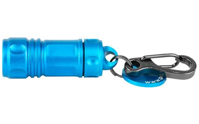 1810 Keychain Light, LED 16 Lumens, Blue Finish, IPX4 Water Resistant, Twist On/Off Activation, 8.5 Hour Run Time, Takes (4) LR41 Batteries, Coin Cell Batteries Included 018100-0100-120