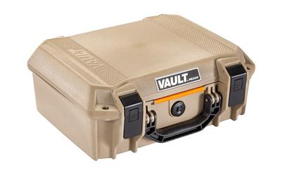 V200C, Vault Equipment Case, Medium, Tan, 15.41"x 13.08"x 6.16" VCV200-0020-TAN