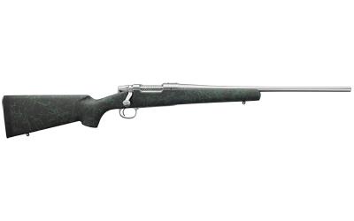 7 SS HS Precision Bolt Action Rifle, 308Win, 20" Stainless Barrel, 1:10, Black w/Green Webbing HS Precision Stock, X Mark Pro Adjustable Trigger, 4 Round Hinged Floor Plate Magazine 85970