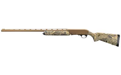 V3 Waterfowl Pro, Semi-automatic, 12 Gauge, 3" Chamber, 28" vent rib Barrel, Burnt Bronze Cerakote Finish, Realtree Max 5 Camo Synthetic Stock, RemChoke, Fiber Optic Front Sight and Steel Mid Bead, 4 Rounds, Right Hand R83435