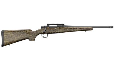 Model Seven, Bolt Action Rifle, 300 Blackout, 16.5" Barrel, Threaded 5/8"-24, Matte Blued Finish, Mossy Oak Bottomlands Camo, Synthetic Stock, Externally Adjustable X Mark Pro Trigger, 5 Rounds, Right Hand R85926