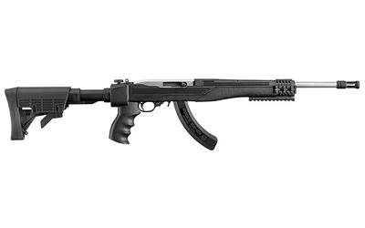TALO 10/22 Tactical, Semi-automatic, Rifle, 22LR, 16.1" Barrek, Matte Stainless Finish, 6 Position Stock, 25Rd 1296