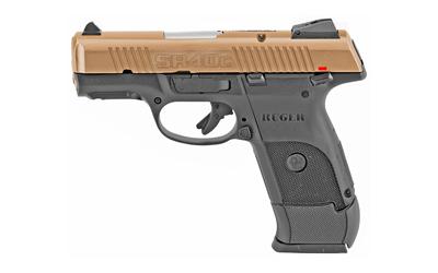 SR40C, Semi-automatic, Striker Fired, Compact, 40 S&W, 3.5" Barrel, Black Polymer Frame, Bronze Cerakote Slide, 3 Dot Adjustable Sights, Ambi Thumb Safety, 15Rd 03483