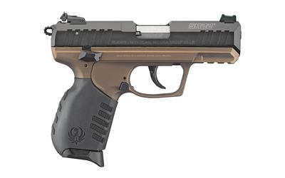 SR22, Rimfire Pistol, 22 LR, 3.5" Barrel, Black Anodize Finish, Burnt Bronze Cerakote Polymer Frame, 10Rd, 2 Mags, Williams Front Sight, Adjustable Rear Sight 03650