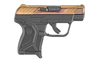 TALO LCP II, Semi-automatic, Compact, 380 ACP, 2.75", Black Frame, Pollished Red PVD with Scroll Engraving, Checkered Grip, 6Rd 13701