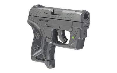 LCP II, Semi-automatic, Double Action Only, Compact, 380 ACP, 2.75", Black Finish, Checkered Grip, 6Rd, Green Viridian Laser, Fixed Sights 13711