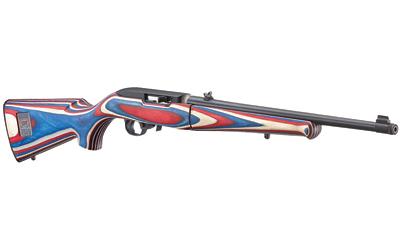 10/22, TALO USA Shooting Special, Semi-automatic, Rifle, 22 LR, 16.6" Threaded Barrel, Blued Finish, Red White and Blue Laminate Stock Embellished with American Eagle, 10 Rounds, 1 Magazine, 1 of 800 31162