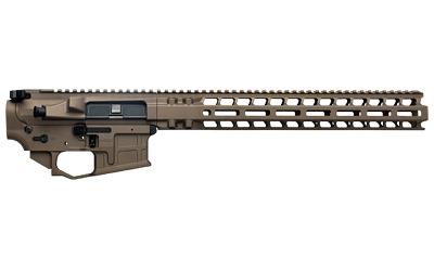 AX556, Billet Upper/Lower Set, Semi-Automatic, 556 NATO/223 Remington, Ambidextrous, Cerakote Finish, Brown, Includes Radian Talon Ambidextrous Safety, Hammer Pin, 14" MLOK Handguard R0413