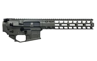 AX556, Billet Upper/Lower Set, Semi-Automatic, 556 NATO/223 Remington, Ambidextrous, Cerakote Finish, Gray, Includes Radian Talon Ambidextrous Safety, Hammer Pin, 10" MLOK Handguard R0428