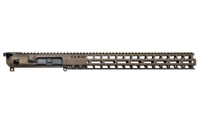 Upper/Handguard Set, Cerakote Finish, Brown, Fits AR-15, Includes 15.5" MLOK Handguard, Radian Raptor-SD Charging Handle R0619