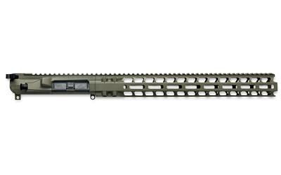 Upper/Handguard Set, Cerakote Finish, Olive Drab Green, Fits AR-15, Includes 15.5" MLOK Handguard, Radian Raptor-SD Charging Handle R0621