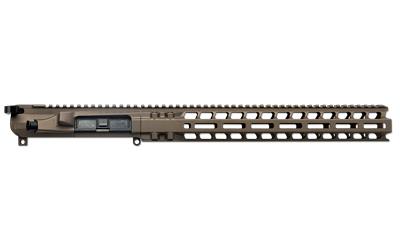 Upper/Handguard Set, Cerakote Finish, Brown, Fits AR-15, Includes 14" MLOK Handguard, Radian Raptor-SD Charging Handle R0626