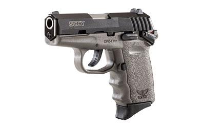 CPX-1, Double Action Only, Compact, 9MM, 3.1" Barrel, Polymer Frame, Black/Sniper Gray Finish, Polymer Grips, 3 Dot Sights, Ambidextrous, 10Rd, 2 Magazines CPX1-CBSG