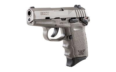 CPX-1, Double Action Only, Compact, 9MM, 3.1" Barrel, Polymer Frame, Satin and Sniper Gray Finish Polymer Grips, 3 Dot Sights, Ambidextrous, 10Rd. 2 Magazines CPX1-TTSG