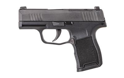 P365, Striker Fired, Semi-automatic, Polymer Frame Pistol, Sub-Compact, 380 ACP, 3.1" Barrel, Cerakote Finish, Galactic June Bug, SIGLITE Day/Night Sights, 2 Magazines, 10 Rounds, Optics Ready 365-380-BSS
