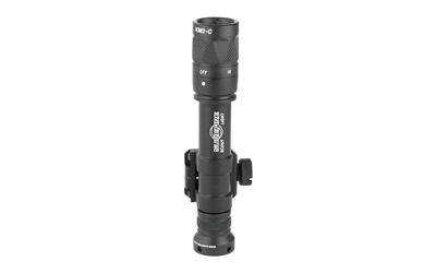 Scout Light, Weaponlight, 350 Lumens, M75 Thumb Screw Mount, Z68 Click On/Off TailCap, Vampire with White/Infrared LEDS, Black Finish M600V-B-Z68-BK