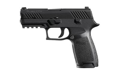 P320 Carry, Striker Fired, 9MM, 3.9" Barrel, Polymer Frame, Nitron Finish, 10Rd Magazine, Night Sights, M1913 Rail 320CA-9-BSS-10