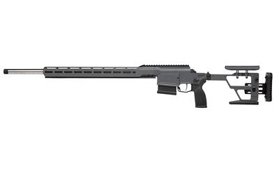 Cross PRS, Bolt Action, 6.5 Creedmoor, 24" Stainless Heavy Contour 5R Barrel, 2 Piece Free Floating Handguard With Steel Arca Rail, Steel Frame Folding Stock, Forward Angle PRS Style Grip, Cerakote Elite Concrete Finish, 10 Round CROSS-65-24B