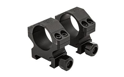 ALPHA1, Scope Rings, 34mm, Medium Height, Fits 1913 Picatinny Rails, Black SOA10016