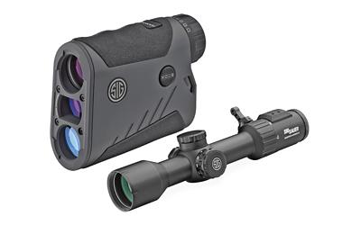 SIERRA6 & KILO1600BDX Combo Kit, SIERRA6 2-12X40mm 30mm Riflescope with BDX-R2 Digital Ballistic Reticle, KILO1600BDX 6x22mm Rangefinder SOK16BDX61