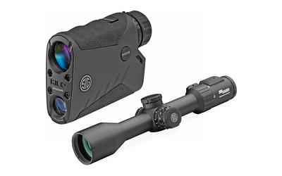 SIERRA6 & KILO2200BDX Combo Kit, SIERRA6 3-18X44mm 30mm Riflescope with BDX-R2 Digital Ballistic Reticle, KILO2200BDX 7x25mm Rangefinder SOK22BDX61