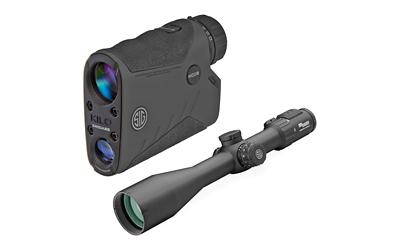 SIERRA6 & KILO2400BDX Combo Kit, SIERRA6 5-30X56mm 34mm Riflescope with BDX-R2 Digital Ballistic Reticle, KILO2400BDX 7x25mm Rangefinder SOK24BDX61