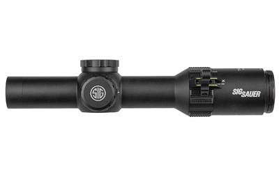 TANGO4 Rifle Scope, 1-4X24mm, 30mm, FFP, 300 Blk Horseshoe Illuminated Teticle, Black, 0.5 MOA Adjustments, Black Finish SOT41112