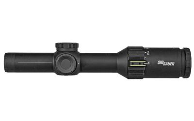 TANGO6T Rifle Scope, 1-6X24MM, 30MM, FFP, 556-762 Horseshoe Illuminated Reticle, 0.2 MRAD Adjustments, Capped Turret, Black Finish SOT61131