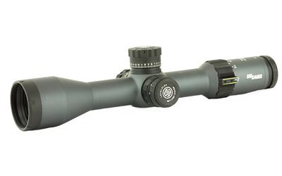 Tango 6 Riflescope With LevelPlex 4-24x50mm First Focal Plane Side Focus Illuminated MOA DEV-L Reticle Graphite Finish 34mm Tube