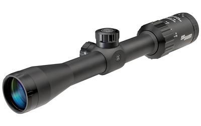 WHISKEY3 Rifle Scope, 2-7X32mm, BDC-1 Quadplex Reticle, 0.5 MOA Adjustments, Black Finish SOW32202