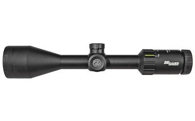 Whiskey3 Rifle Scope, 3-9X40mm, 1 IN, Hellfire Quadplex Illuminated Reticle, 0.25 MOA Adjustments, Black Finish SOW33206