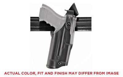 Model 6280 Level 2 Mid-Ride Duty Holster, Fits Glock 17/22/19/23 with Streamlight M3 or M6, Right Hand, STX Tactical Black 6280-832-131