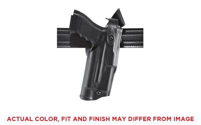 Model 6360 ALS/SLS Mid-Ride Level III Retention Duty Holster, Fits Glock 17/22, Right Hand, STX Tactical Black Finish 6360-83-131