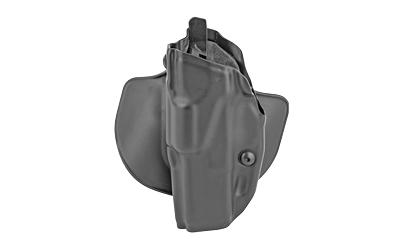 6378, ALS Paddle & Belt Slide Holster, Left Hand, Black, Fits Glock 17 22, Belt and Paddle, Plain, Leather 6378-83-412