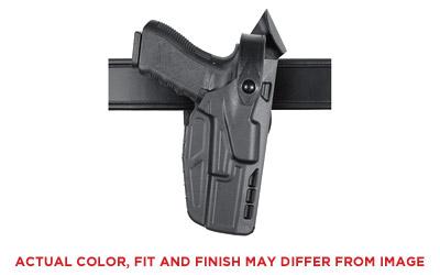 Model 7360 7TS ALS/SLS Mid-Ride, Level III Retention Duty Holster, Fits Glock 17/22, Right Hand, Plain Black Finish 7360-83-411