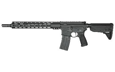 GARAND THUMB TF69, Semi-automatic Rifle,  AR, 223 Remington/556NATO, 14.5" Pinned (16" OAL) with Surefire SF3P Flash Hider, Mid-length Gas System, Cerakote Finish, Armor Black, BCM Gunfighter Grip, BCM MOD 0 Stock, SOLGW A5 Buffer System, 13.75" Free Flo