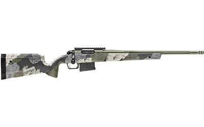 Model 2020 Waypoint, Bolt Action, 6MM Creedmoor, 20" Fluted Stainless Barrel, SA Radial Brake, Green Color, Mil-Spec Green Cerakote, Evergreen Camo Carbon Fiber Stock with M-LOK, TriggerTech Adjustable Trigger, 5Rd, 1 AICS Short Action Magazine BAW9206CM
