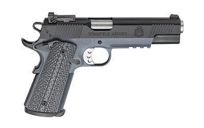 Tactical Response Pistol Operator, Semi-automatic, 1911, Full Size, 45 ACP, 5" Bull Barrel, Steel Frame, Tactical Grey Finish, G10 Black Garolite Grips, Ambidextrous Safety, Tritium Night Sights, Range Bag PC9105GL18